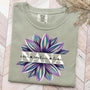 Comfort Colors_C2_AE Flower Grandma Shirt Custom Grandma And Grandkids Shirt_Sandstone_S 1_with_co_lau TSE2X