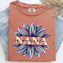 Comfort Colors_C2_AE Flower Grandma Shirt Custom Grandma And Grandkids Shirt_Terracotta_S 1_with_co_lau OLt9a