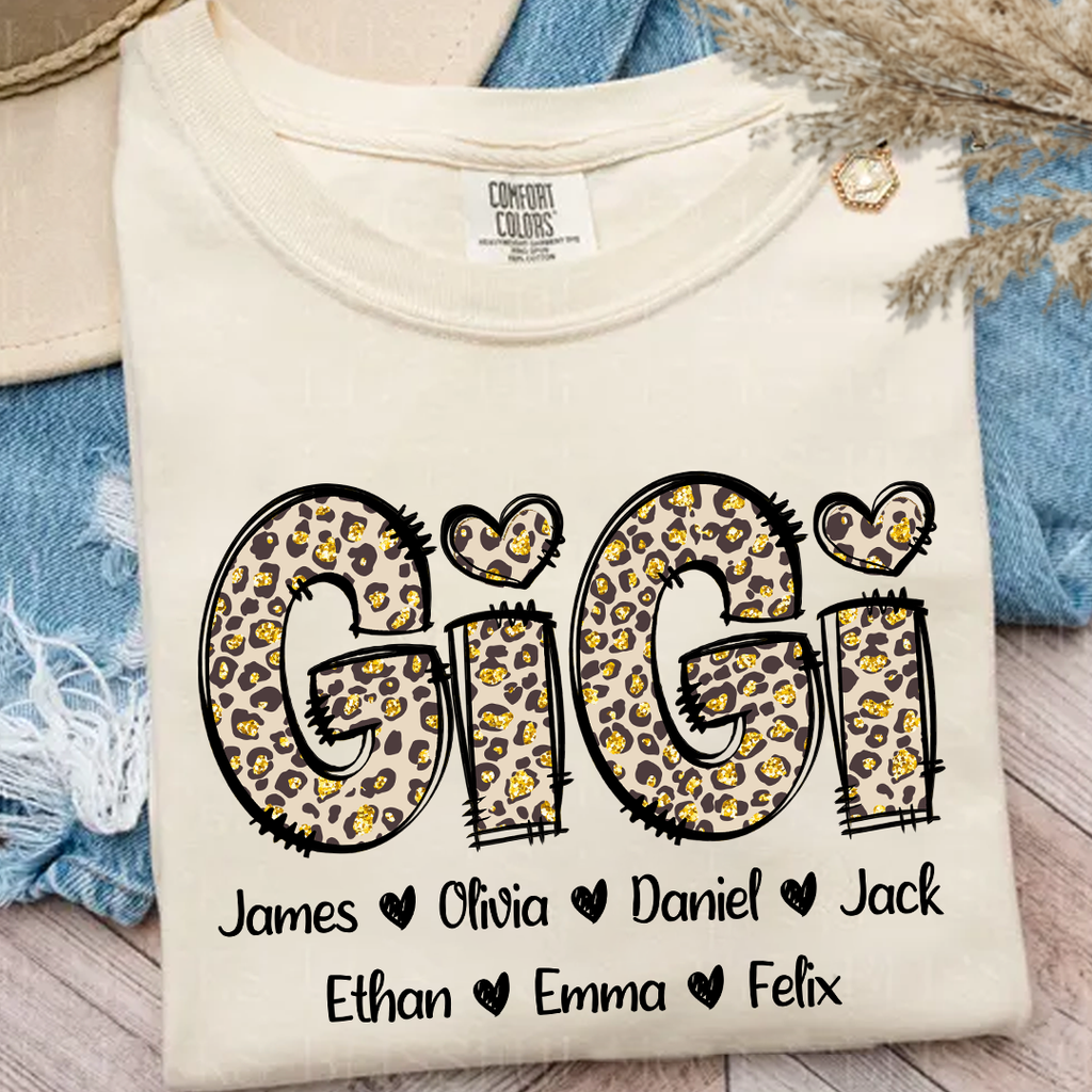 Comfort Colors_C2_AE Gigi Leopard Trend Shirt Custom Grandma With Grandkids Gift for Grandma_Ivory_S 1 I9x42