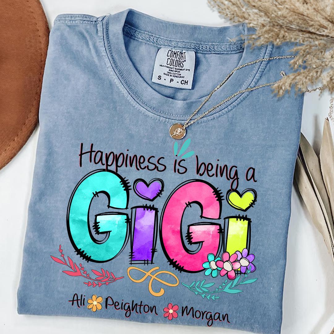 Comfort Colors_C2_AE Happiness Is Being A Mimi Shirt Custom Grandma With Grandkids Shirt_Blue Jean_S 1_with_co_lau ZTfnX