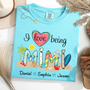 Comfort Colors_C2_AE I Love Being Grandma Summer Shirt Custom Grandma And Grandkids Shirt_Lagoon Blue_S 1 aKiR1