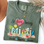 Comfort Colors_C2_AE I Love Being Grandma Summer Shirt Custom Grandma And Grandkids Shirt_Moss_S 1 NjVbj