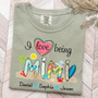 Comfort Colors_C2_AE I Love Being Grandma Summer Shirt Custom Grandma And Grandkids Shirt_Sandstone_S 1 VKa0x