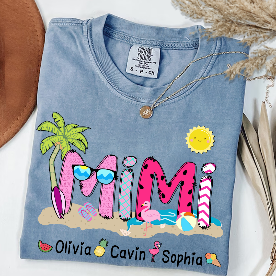 Comfort Colors_C2_AE Mimi Beach Summer Gift For Grandma T Shirt_Blue Jean_S 1 9xvUD