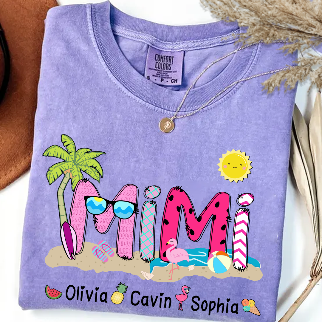Comfort Colors_C2_AE Mimi Beach Summer Gift For Grandma T Shirt_Violet_S 1 J9EXC