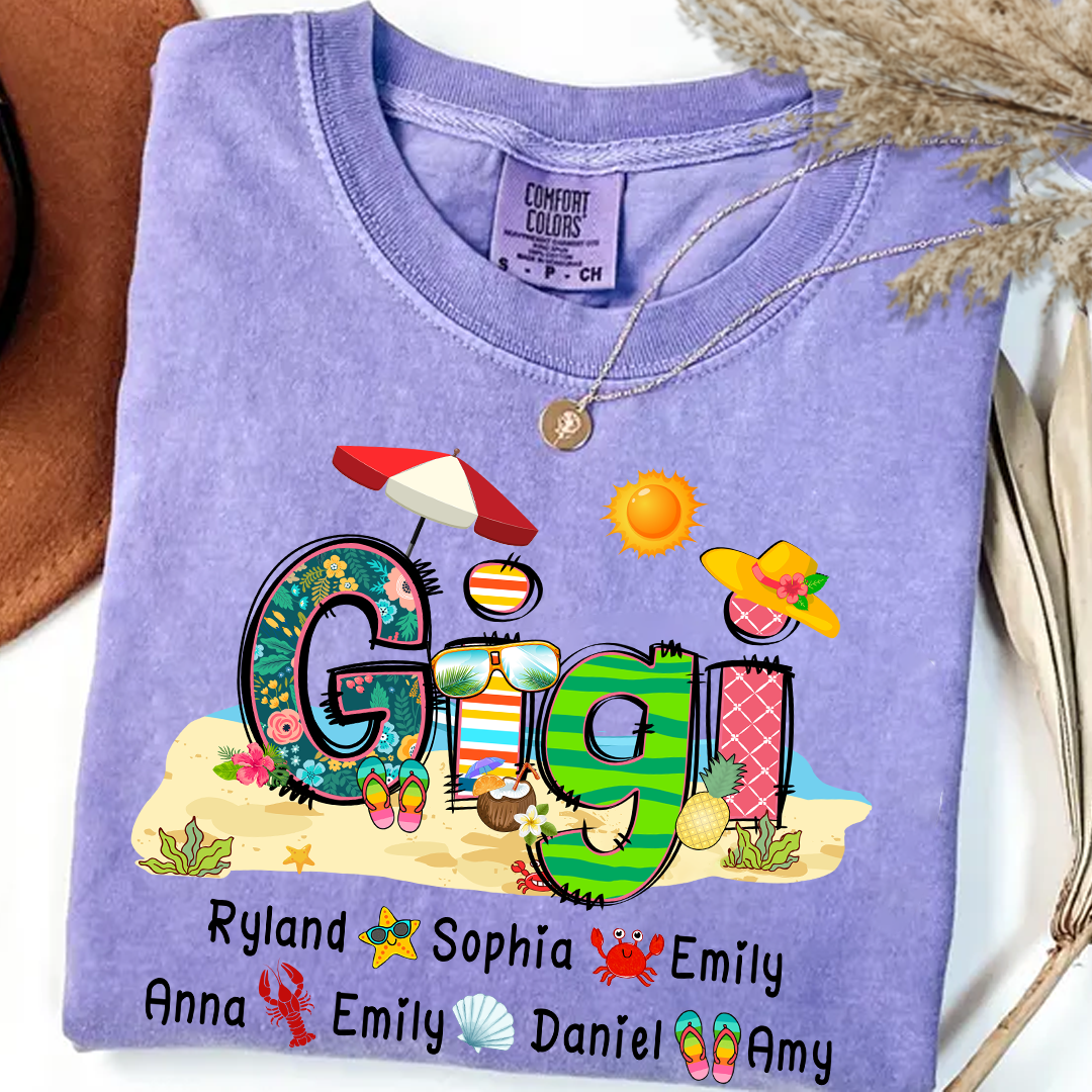 Comfort Colors_C2_AE Mimi Summer 2025 T Shirt Custom Grandma With Grandkids Shirt_Violet_S 1 n9Nko