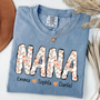 Comfort Colors_C2_AE Nana Flower 2025 Shirt Custom Grandma And Grandkids Shirt_Blue Jean_S 1 NR1If
