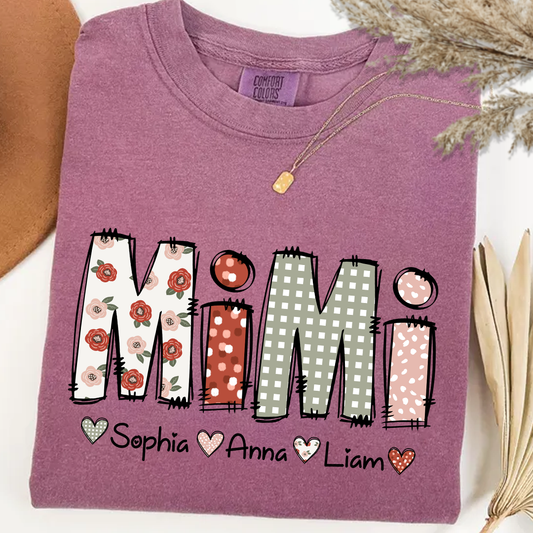 Comfort Colors_C2_AE Personalize Mimi 2025 Shirt Custom Grandma And Grandkids Shirt_Berry_S 1 ZAGQu