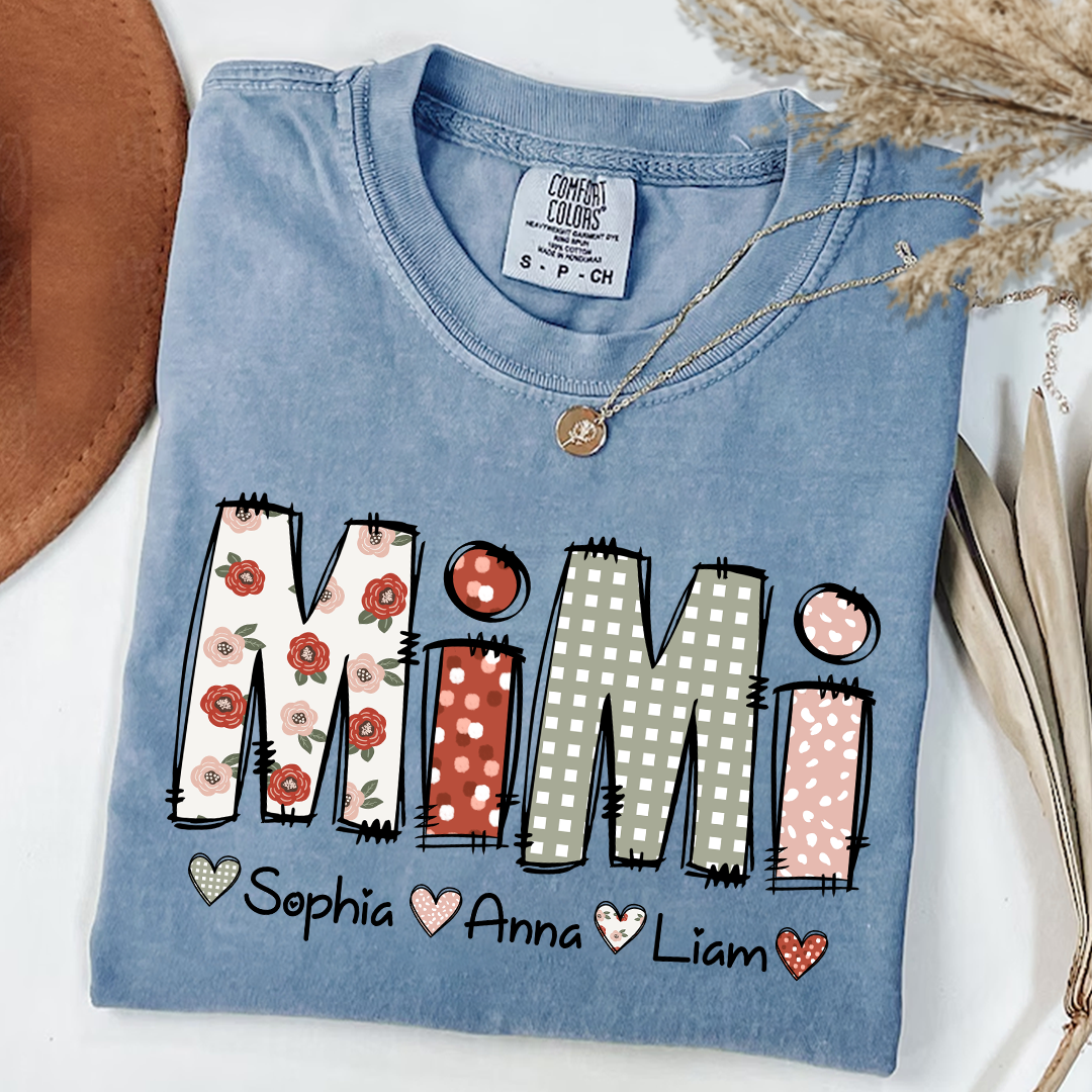 Comfort Colors_C2_AE Personalize Mimi 2025 Shirt Custom Grandma And Grandkids Shirt_Blue Jean_S 1 Icfv0