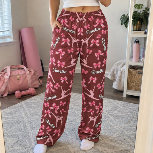 Coquette_Bow_Gymnastics_Custom_Name_Gift_Gymnastics_Girls_Gymnast_Personalized_Lounge_Pants_2