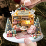 Crocheting Room Ornament Craft Room She Shed Christmas Ornament Personalized Acrylic Ornament_2