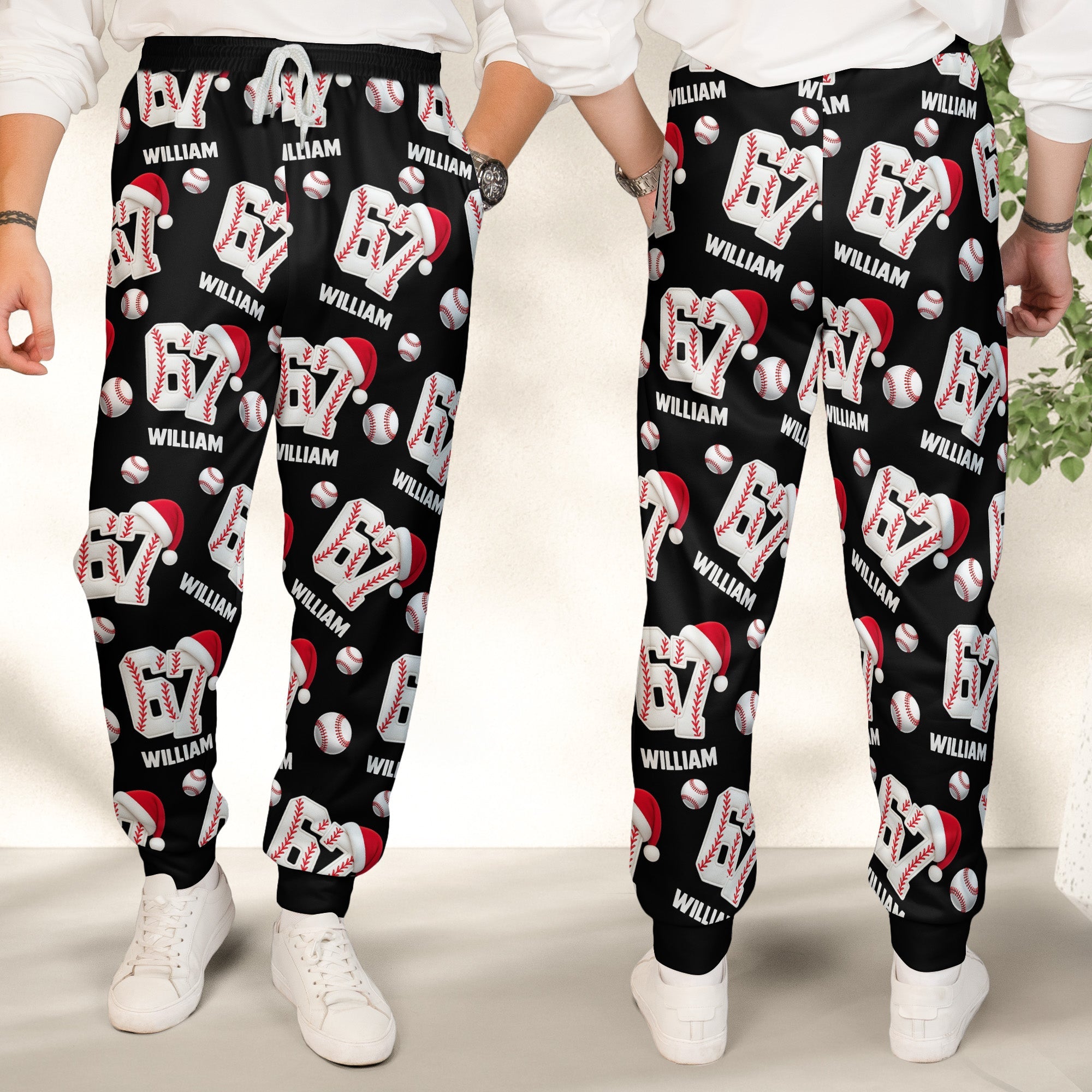 Custom 67 Slang Meme For Sport Lovers Kids Teenagers  Personalized Sweatpants_ Lounge Pants With Pockets_4