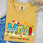 Custom Beach Mimi Shirt _E2_80_93 Personalized Grandma T Shirt with Grandkids Names _E2_80_93 Summer Vacation Gift for Mimi _E2_80_93 Colorful Coastal Graphic Tee_Mustard_S 1 iBnNx