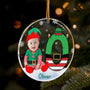 Custom Face Baby Elf Alphabet  Personalized Acrylic Photo Ornament_4