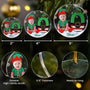 Custom Face Baby Elf Alphabet  Personalized Acrylic Photo Ornament_5