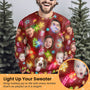 Custom Face Funny Light Up Christmas Personalized Photo Ugly Sweater_1_70028b6e e834 49ab a636 6935c30f2963
