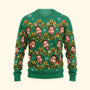 Custom Face Silly Christmas Tinsel Personalized Photo Ugly Sweater_4_37828ffd 4ae1 4b05 8ad7 73699a2e4e06