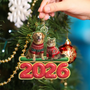 CustomPhoto3DEffectChristmasFamilyGatheredTogether PersonalizedCustomShapedAcrylicOrnament HA367 DSR1323 MK3