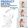 CustomPhoto3DEffectFaceArtFunnyBabyKid PersonalizedCustomShapedAcrylicOrnament MK5