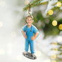 CustomPhoto3DEffectFigureArtNurse PersonalizedCustomShapedAcrylicOrnament mk1
