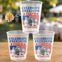 CustomPhotoAmerica250thAnniversaryProudFamily PersonalizedFrostedCups QA015 CLA3069 MKDEF