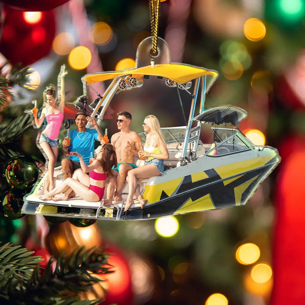 CustomPhotoBoatingPonToonChristmasDecorations PersonalizedAcrylicPhotoOrnament TG059 CLA1492 MockupWEB4