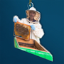 CustomPhotoChristmasBeeFarmerDecorations PersonalizedAcrylicPhotoOrnament TK845 CLA1575 MkWebs1
