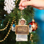 CustomPhotoChristmasBeeFarmerDecorations PersonalizedAcrylicPhotoOrnament TK845 CLA1575 MkWebs3