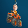 CustomPhotoFaceKidRidingMonsterTruck PersonalizedAcrylicPhotoOrnament TK856 CLA1527 MkWebs1