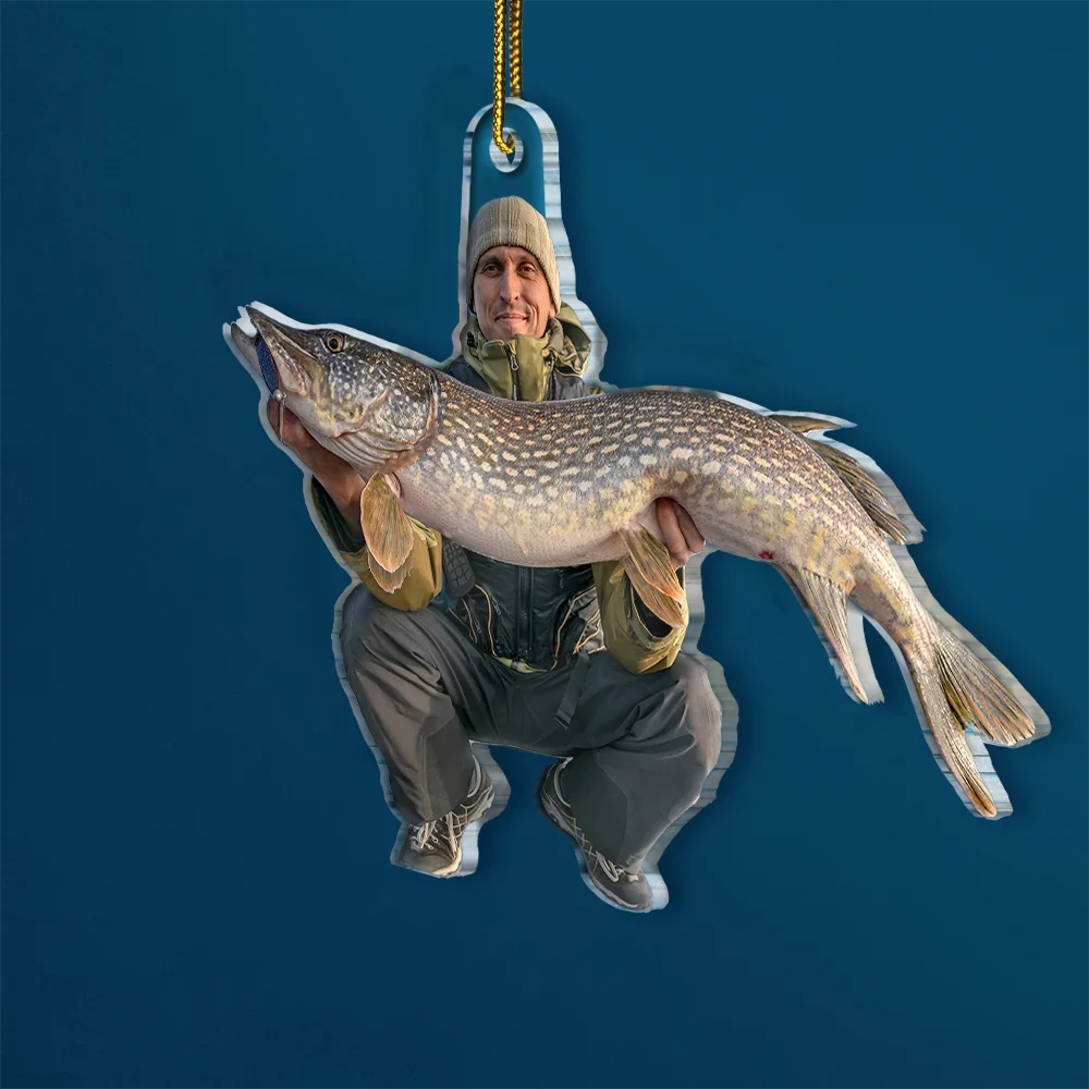 CustomPhotoFishingLovers PersonalizedAcrylicPhotoOrnament TG054 CLA1484 WEB1