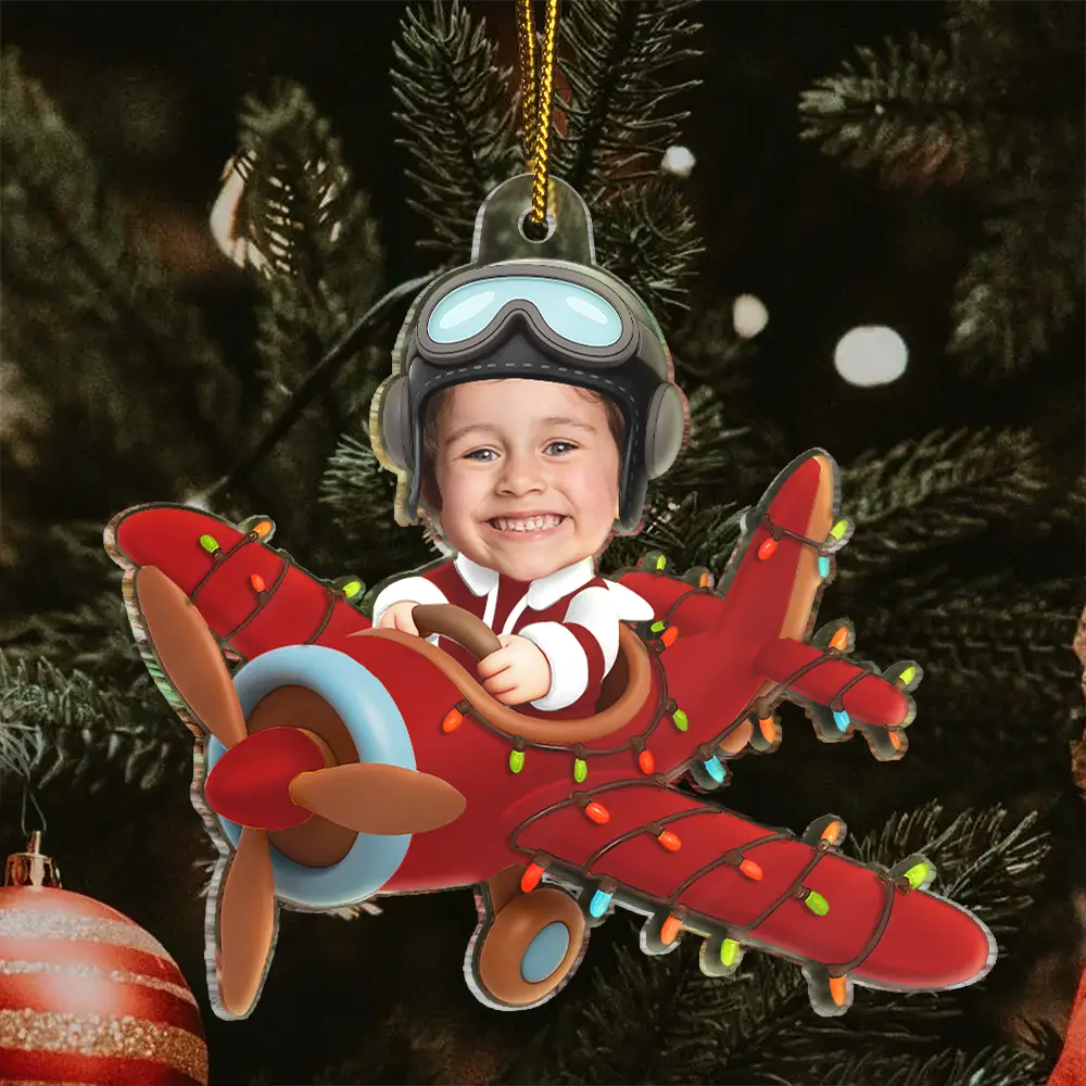 CustomPhotoFunnyKidFaceAirplane PersonalizedAcrylicPhotoOrnament TG066 CLA1533 MOCKUPWEB2