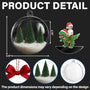 CustomPhotoFunnyKidXmasDinosaur Personalized3DAcrylicBallOrnament AH1135 Mk1