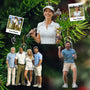 CustomPhotoGolfPlayersTeam PersonalizedAcrylicPhotoOrnament TK831 CLA1489 MkDEF