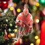 CustomPhotoIceHockeyPlayer PersonalizedAcrylicPhotoOrnament TK826 CLA1477 MkWEbs4