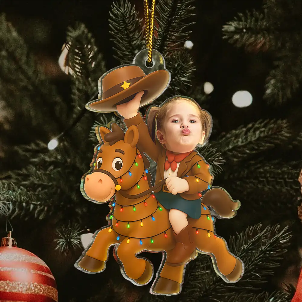 CustomPhotoLittleCowboyKidBoyKidGirl PersonalizedAcrylicPhotoOrnament TG063 CLA1536 Mockupweb2
