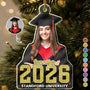 CustomPhotoMasteredItGraduationKeepsake PersonalizedCustomShapedAcrylicOrnament TH383 VKT1314 DEF