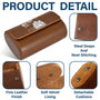 CustomPhotoPencilSketchArtBestDadGrandpaEver PersonalizedLeatherWatchCase TU407 DSR881 MK3