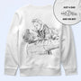 CustomPhotoPencilSketchJustADadAndHisGirl PersonalizedTShirt KK1542 CIN4486 Mk4