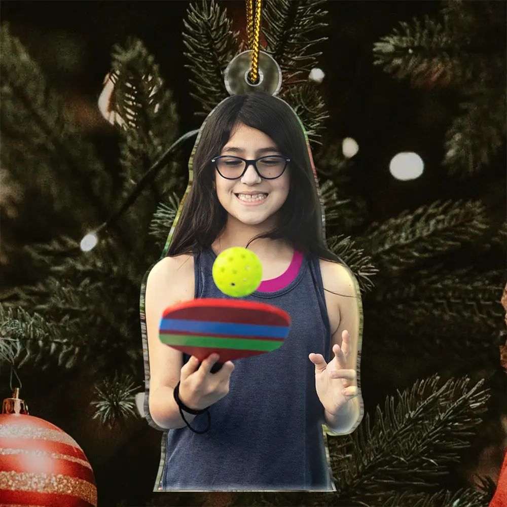 CustomPhotoPickleballChristmasDecorations PersonalizedAcrylicPhotoOrnament TK832 CLA1490 MkWebs2