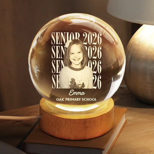 CustomPhotoSeniorVintagePortrait PersonalizedCrystalGlobeLamp HT825 CLA3010 MK1_18b76a72 a01b 4f6b af6b 7d973ca469d5