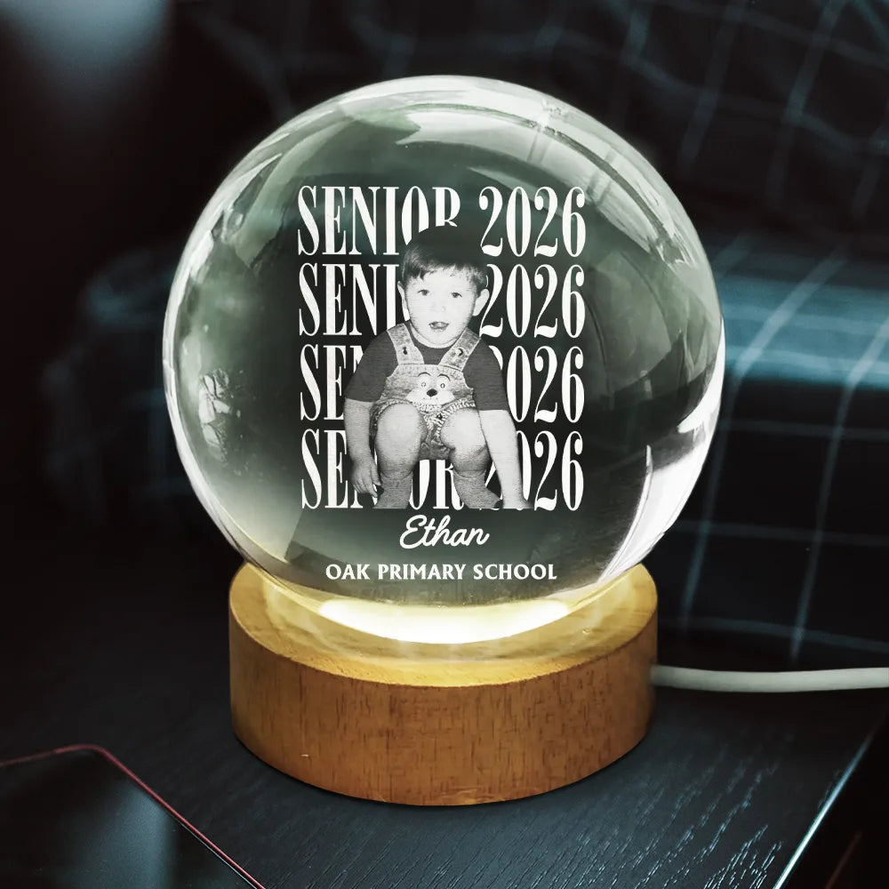 CustomPhotoSeniorVintagePortrait PersonalizedCrystalGlobeLamp HT825 CLA3010 MK2_bc47ac5f 2cff 42f2 95ca 6597a193fd57