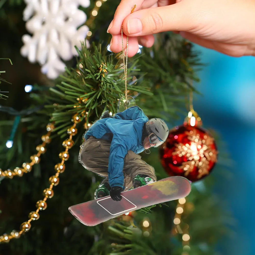 CustomPhotoSnowboardingLovers PersonalizedAcrylicPhotoOrnament TG056 CLA1485 mockupweb3