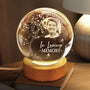 CustomPhotoWhenYouMissMe PersonalizedCrystalGlobeLamp LV041 NGO3434 MK1