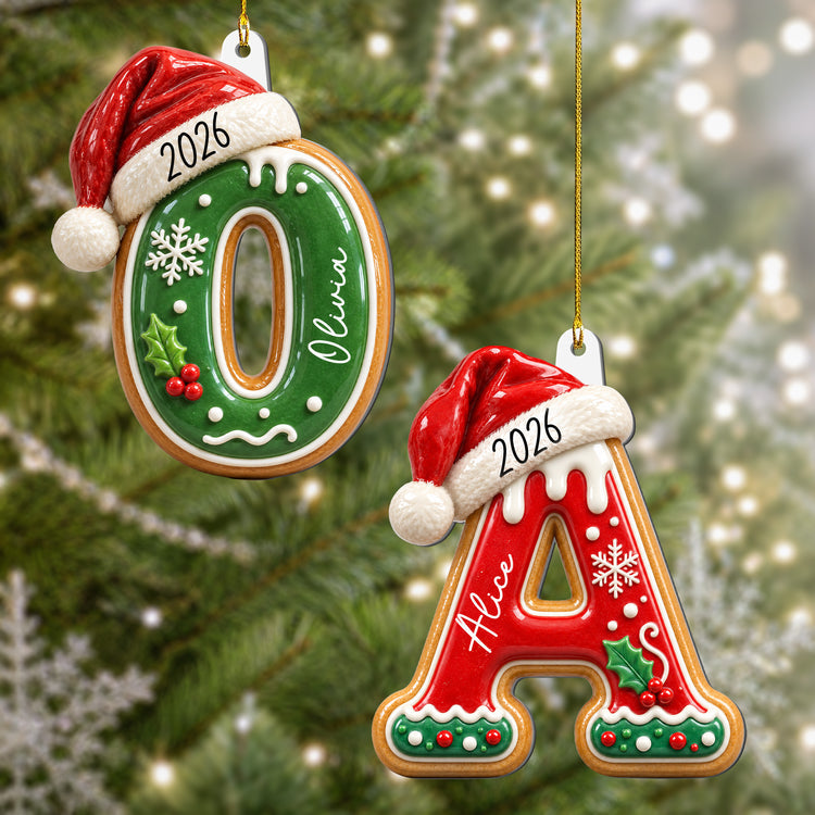 Custom_Gingerbread_Letter_For_Family_Kids_Stocking_Tag_3D_Relief_Acrylic_Personalized_Ornament_2