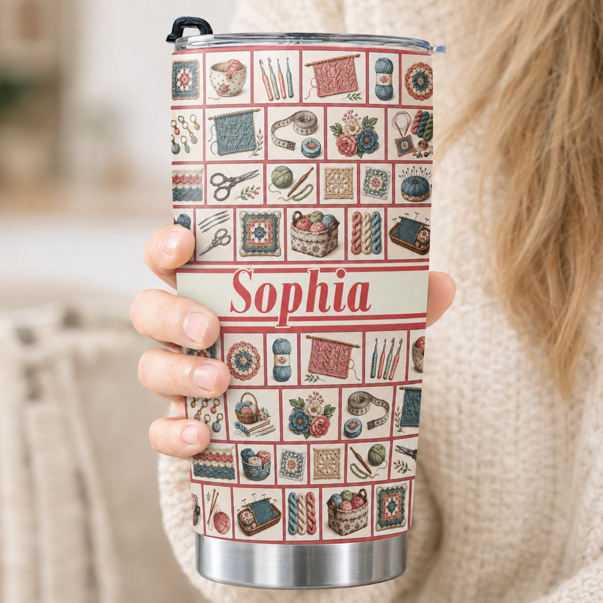 Custom_Monogram_Name_Gift_For_Knitting_Crocheting_Lovers_Personalized_Tumbler_3