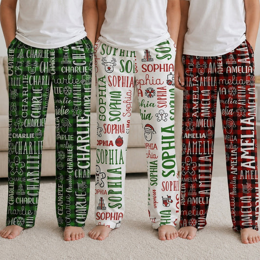 Custom_Name_Christmas_Gifts_For_Family_Members_Kids_Personalized_Lounge_Pants_1