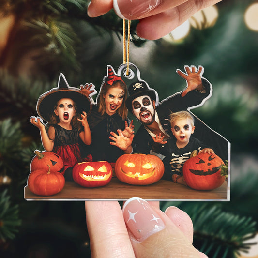 Custom_Photo_Halloween_Happy_Family_ _Personalized_Acrylic_Photo_Ornament_1
