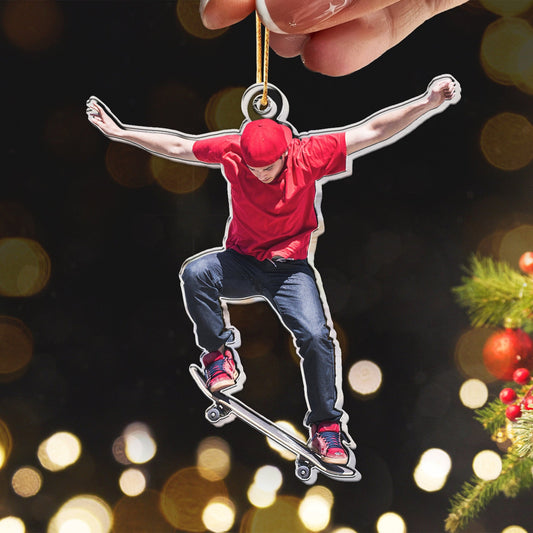 Custom_Photo_Skateboarding_Is_My_Life_ _Personalized_Acrylic_Photo_Ornament_2