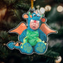 Cute Baby Monster Personalized Acrylic Photo Ornament_5