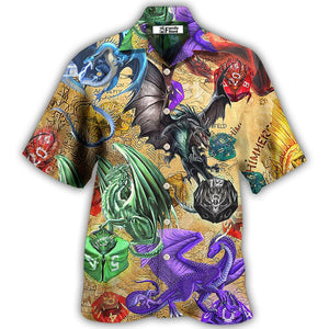 D20 Dragon So Cool Love Life - Hawaiian Shirt